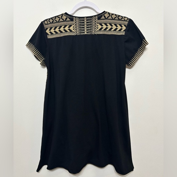 Johnny Was Rianne Embroidered Boho Drape Shirt - Picture 9 of 13